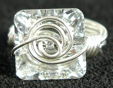 Crystal Foil Ring