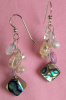 Abalone and Gemstone Earrings