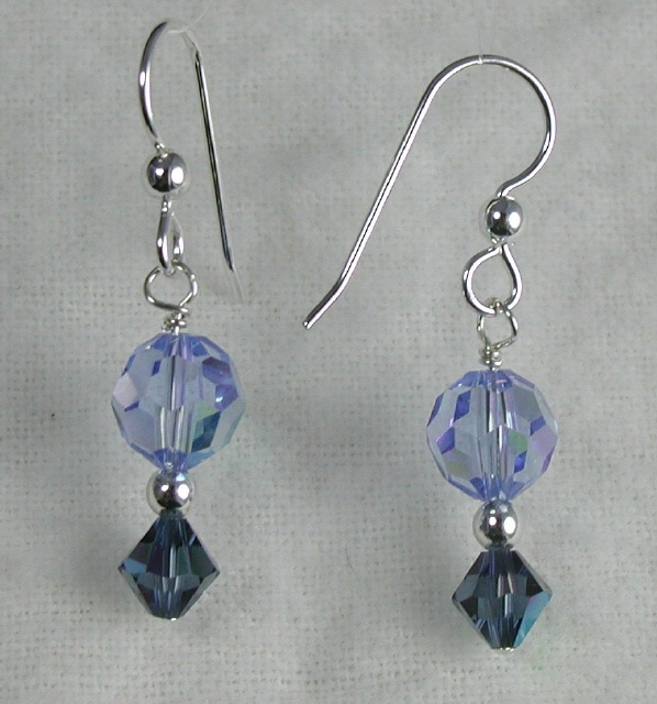 Swarovski Blues Earrings