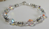 NEW! Swarovski Aurora Borealis and Sterling Bracelet