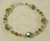 NEW! Swarovski Olive and Smokey Topaz Bracelet