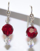 Red Crystal Earrings