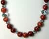 NEW! Sponge Coral and Chinese Crystal Necklace