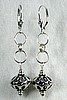 Silver Bali Top Earrings