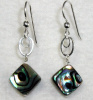 Abalone Diamond Earrings